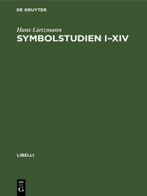 cover image of Symbolstudien I–XIV